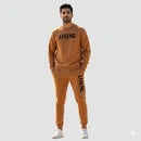 2 Pcs Men's Fleece Printed Track Suit