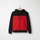 2 Pcs Men's Polyester Fleece Plain Zipper Track