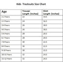 2 Pcs Boy's Fleece Printed Hoodie Tracksuit