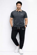 2 Pcs Men's Cotton Fleece Tracksuit New Arrival impress to everyone
