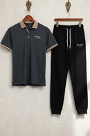 2 Pcs Men's Cotton Fleece Tracksuit New Arrival impress to everyone