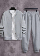 2-Piece Men’s Premium Cotton Fleece Tracksuit